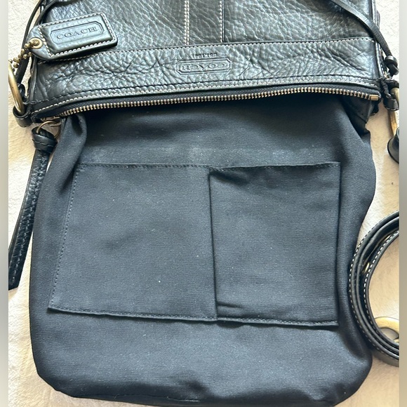 COACH Bleecker Leather Slim Duffle w/Convertible 2 Way Strap - Picture 10 of 11